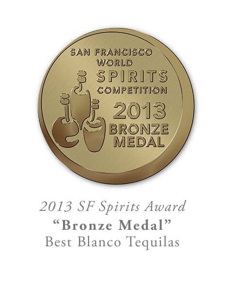 San Francisco World Spirits Competition Bronze Blanco Tequila